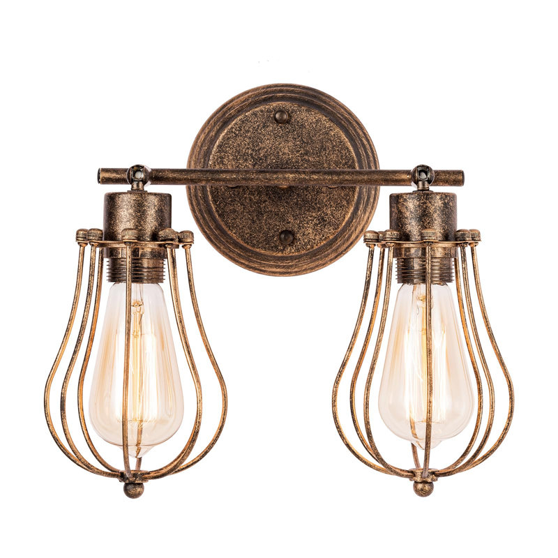 Alisiana Antique Brass 31.5cm H Outdoor Sconce