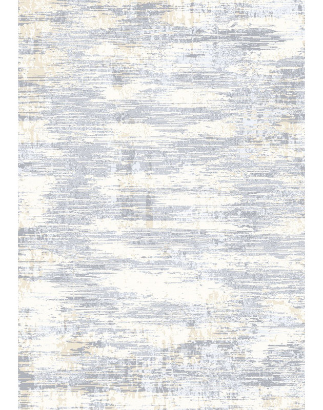 Beige Nikolai/Tapis décoratif gris, Rectangle 6 pi 7 po x 9 pi 6 po
