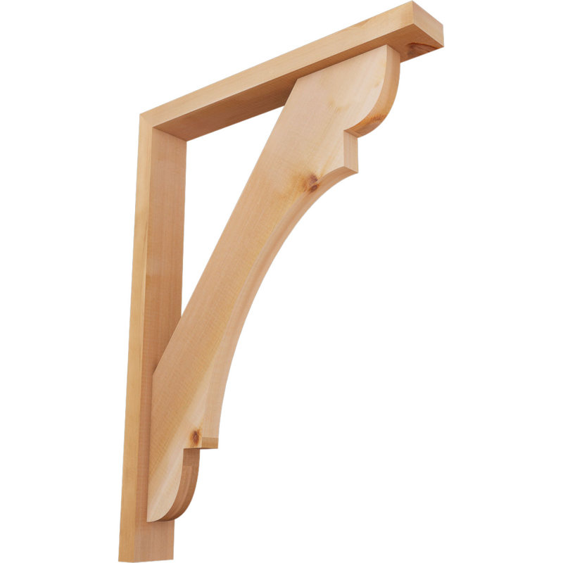 Support de bloc olympique avec entretoise décalée, 32 x 24, Cèdre rouge occidental de l 3 1/2 po (lisse)