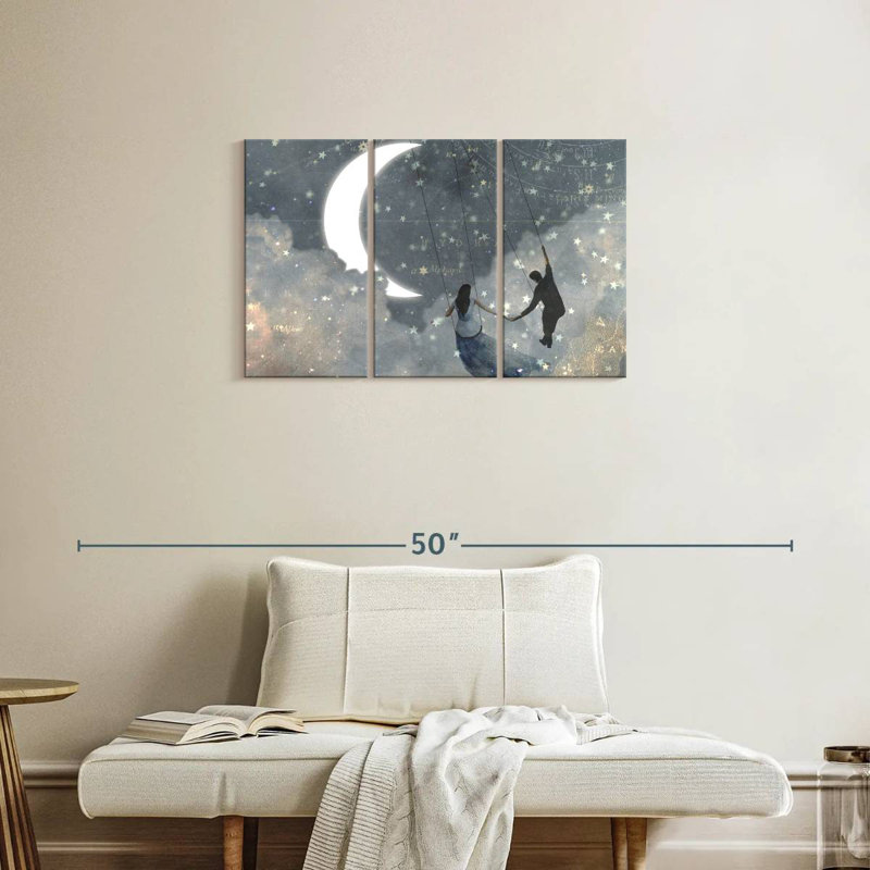 Kelan Magical Celestial Love I, 20" H x 33" W