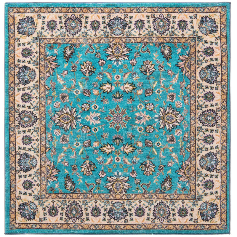 Artez Oriental Indoor Rug, Square 5'3"