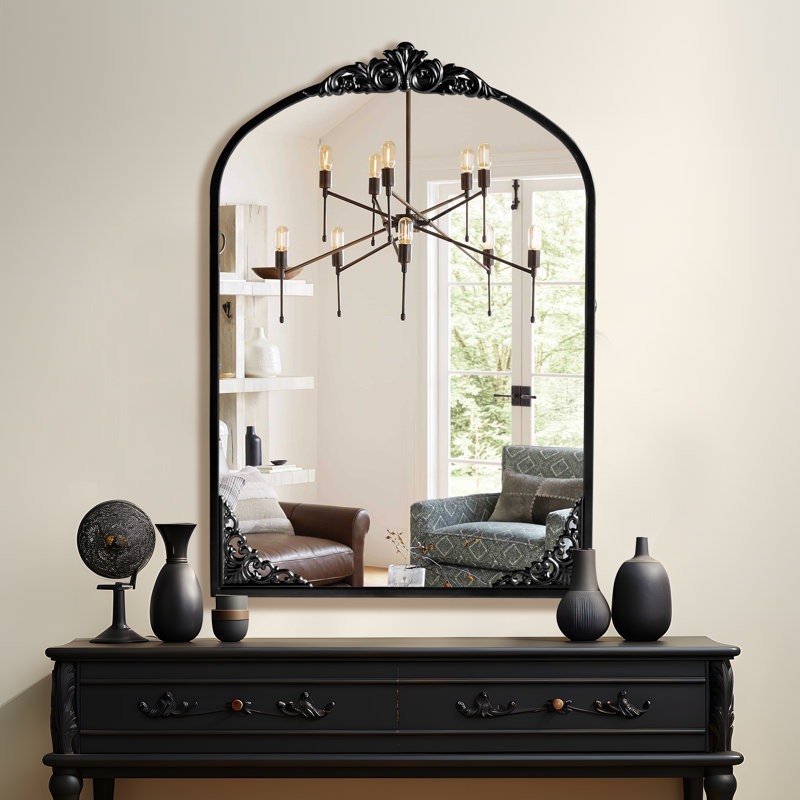 Miroir mural Alius, Noir