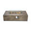 Rectangle Concrete Propane Smokeless Fire Pit