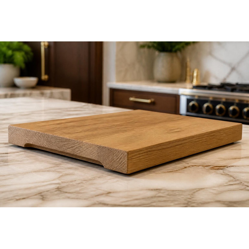 Planche à découper en chêne blanc avec îlot de cuisine très épais, 18 x 14 x 2 po