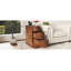 Table de bout avec station de charge, table d'appoint avec tiroirs, aucun assemblage requis