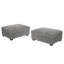 41.75cm Wide Rectangle No Pattern Footstool Ottoman-538956584