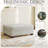 Maelina Rectangular Corduroy Upholstered Ottoman-714147204
