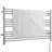 Amplia Straight Towel Rail Towel Warmer-55262694