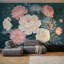 Papier peint froissé à motif floral et papillons-1287075944-1287075920