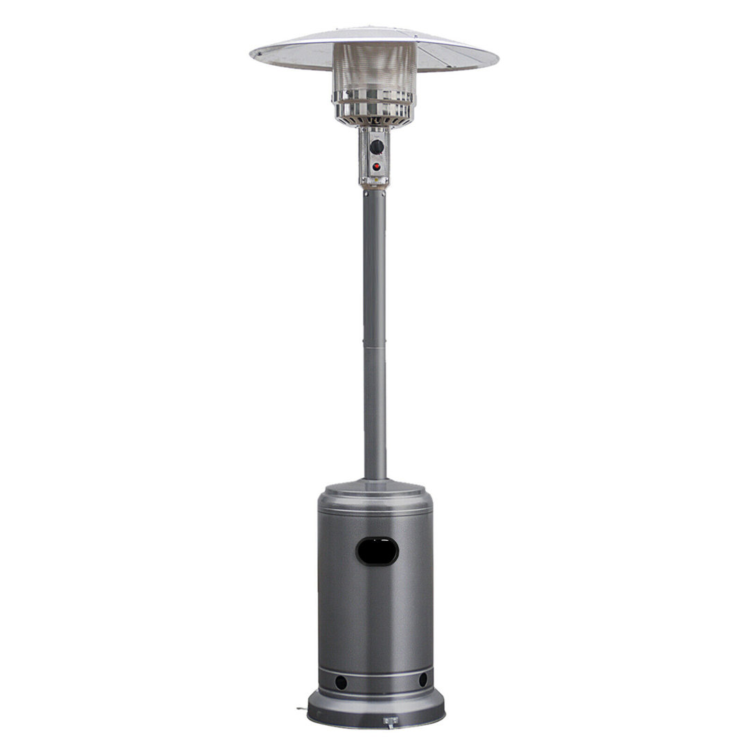 48000 Stainless Steel Propane Standing Patio Heater Gymax