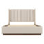 Buzio Upholstered Wood Base Bed-1460528538-1460528539