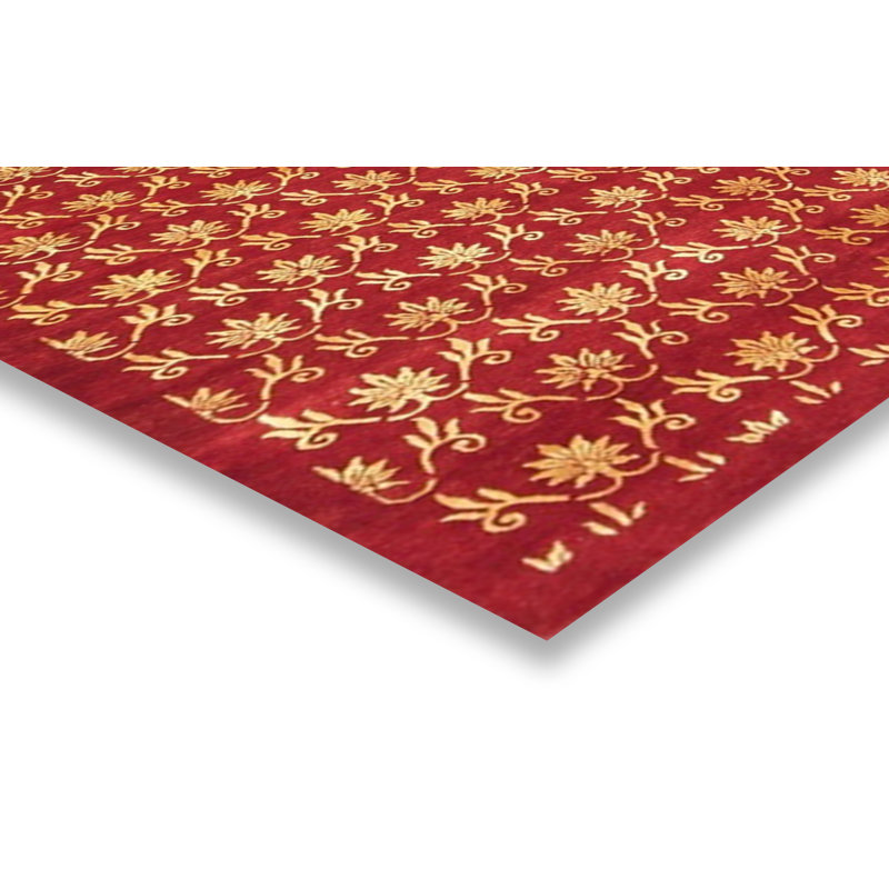 Tapis noué la rouge 9 pi x 12 po one-of-kind Jackie