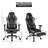 Inbox Zero Adjustable Reclining Ergonomic Swiveling PC & Racing Game Chair with Footrest-1371798113