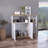 Kitchen Cart, Four Casters, Four Open Shelves, Double Door Cabinet