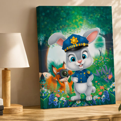 Reproduction d'art sur toile, "A joyeux", "Dans une prairie vibrante", art mural