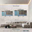 Avery bleu gris abstrait-108834998