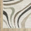 Tapis beige / multicolore tissé à la machine Chase-1448106426