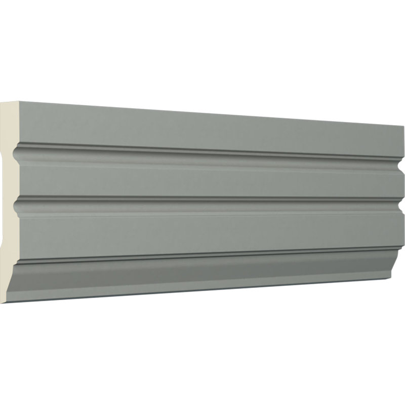 Gray Urethane Fluted Panel Window & Door Casing Set of 8