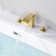 2 Handle Deck Mount Waterfall High Flow Roman Tub Faucet with Brass Valve