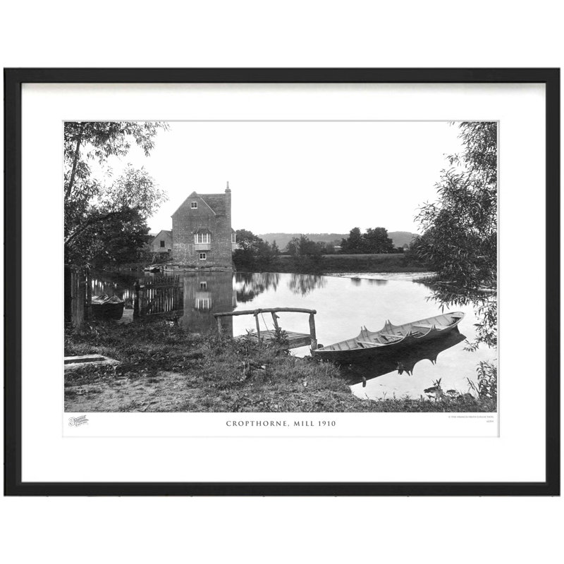 Cropthorne, Mill 1910 by Francis Frith - Single Picture Frame Print, 60cm H x 80cm W x 2.3cm D