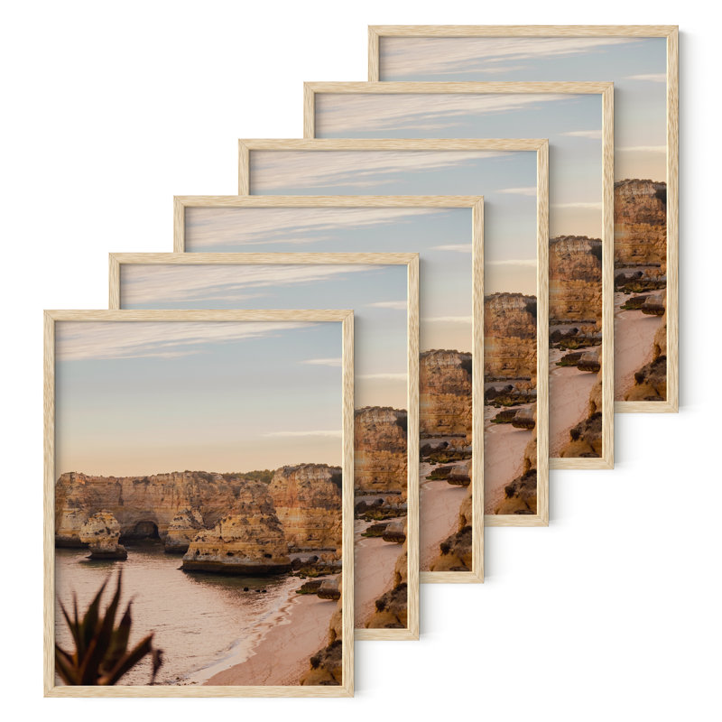 Picture Frame - Set of 6, 11" x 14", Beige
