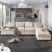 Wide Modern Large L-Shape Feather Filled Sectional Sofa, Convertible Sofa Couch with Reversible Chaise,sectional couch,sectionals-932917771