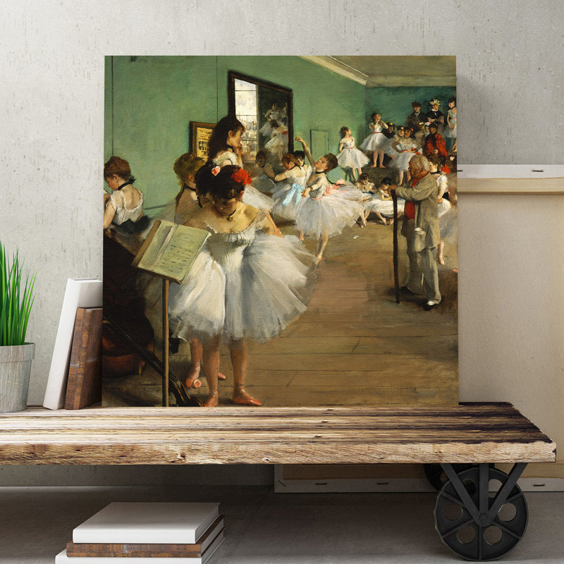 Edgar Degas - Wrapped Canvas Painting, 35cm H x 35cm W