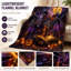 Couverture jetée magique avec un dragon lisant un grimoire, couverture douillette en peluche sur le thème de l'Halloween pour canapé, chambre, salon, décoration intérieure-134241894