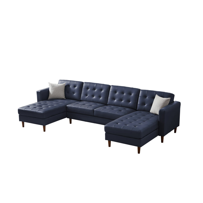 Modern Sofa U-Shaped Sofa Tech PU Leather