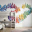 Papier peint blanc avec décoration murale géométrique amovible-1665571953-1665571959