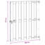 100 cm W Aluminium Gate Fencing-129097043