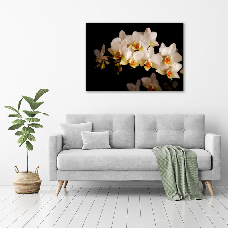 Orchid - No Frame Print on Glass