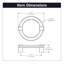 Bijou Odette Collection Ring Pull 2-1/4 Inch Center to Center-1101165627
