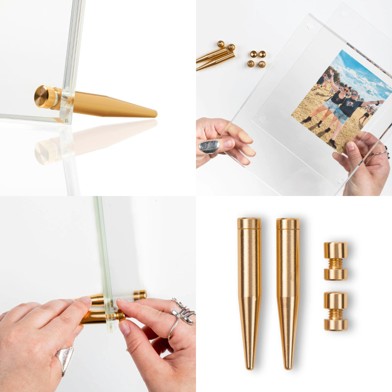Cateno Tabletop Single Picture Frame, Gold