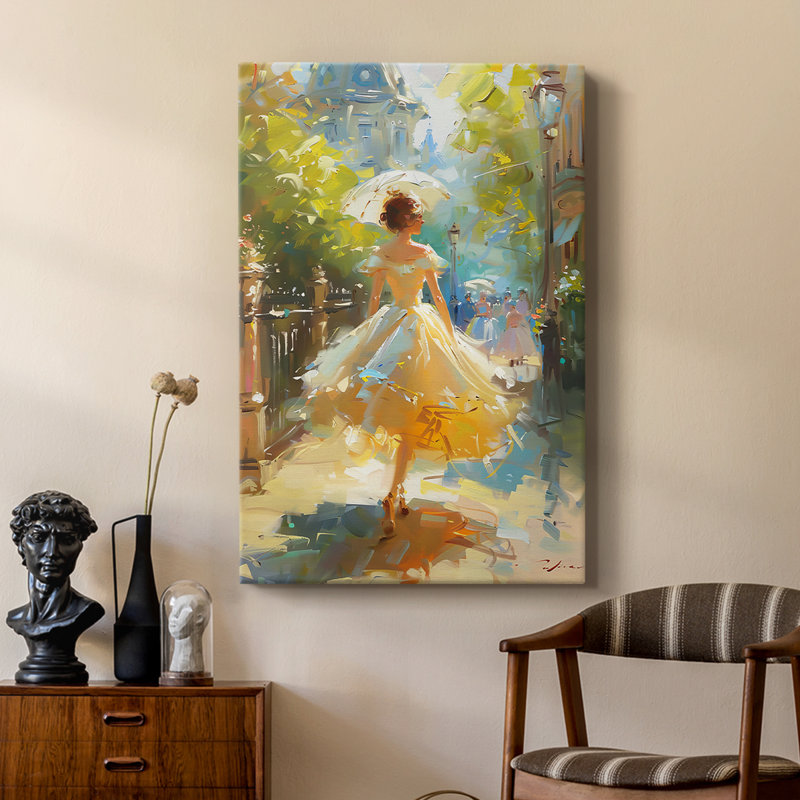 WCCEN Series DCCXCV - Toile tendue avec châssis de qualité supérieure - Prêt à être accroché, H 60 po x l 40 po