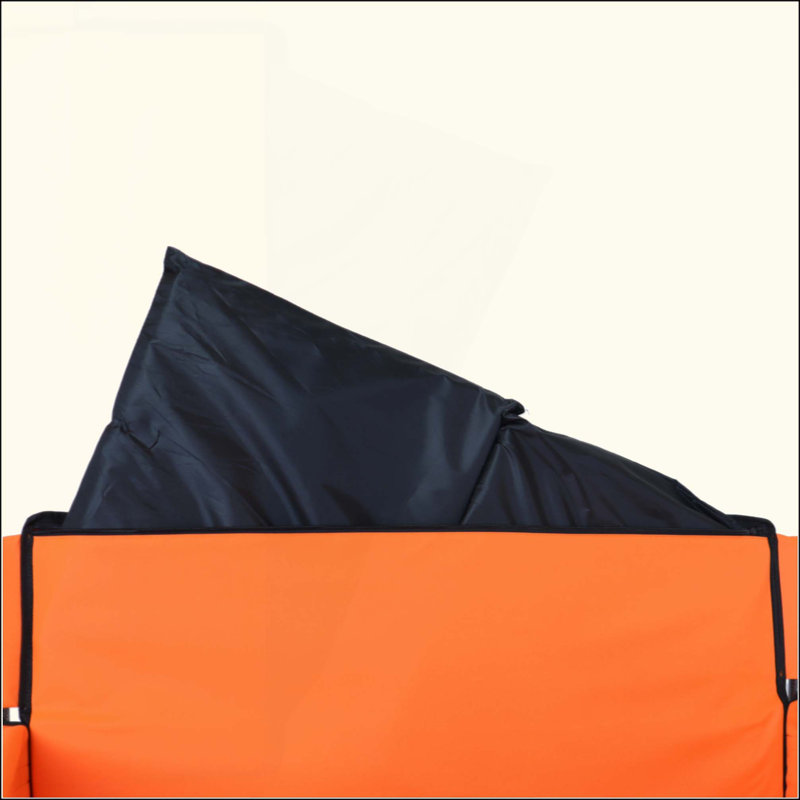 Chariot pliant 3-en-1 avec siège de banc - La protection brevetée comprend 1 sac de glace de 500 lb de capacité de 9 po x 4 po pour les pneus de plage et de camping