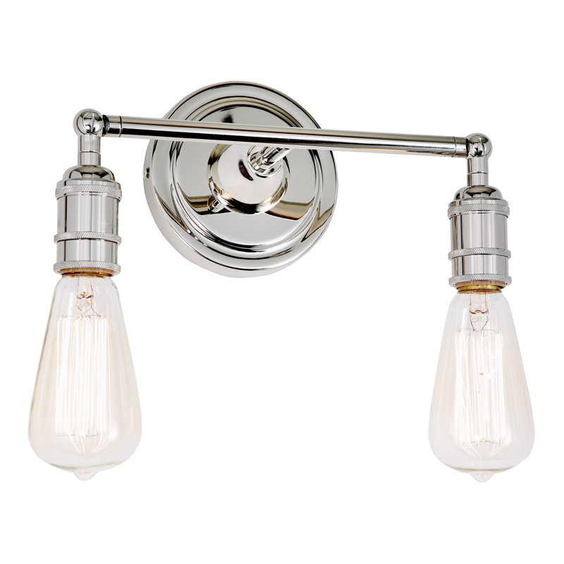 Brasfield Armed Sconce, Polished Nickel