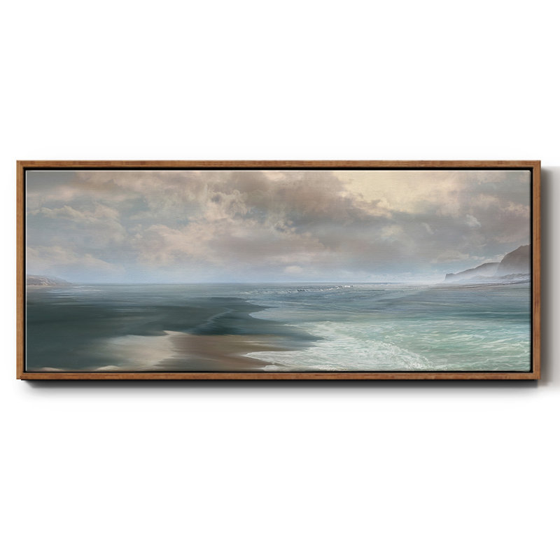 Rushing, reproduction d'art sur toile, Noyer, H 12 po x l 30 po x P 1,5 po