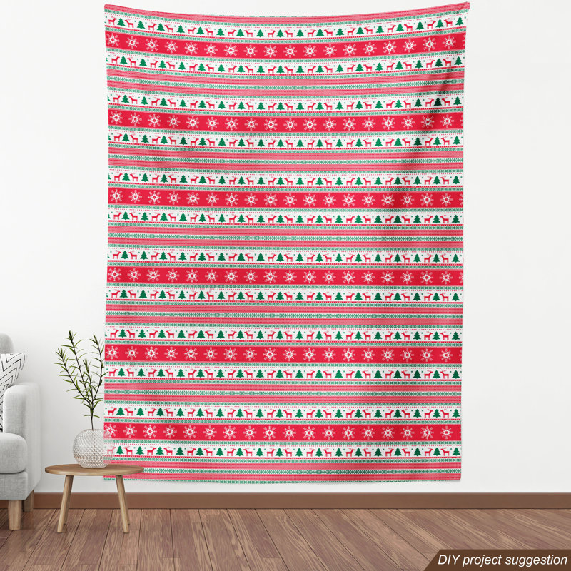 Tissu de noël, l 58 po x L 72 po