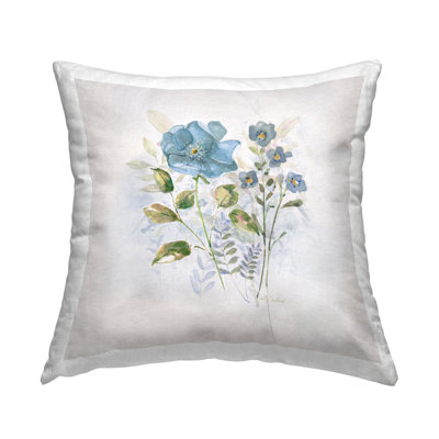 Coussin décoratif Soft Cottage Botanicals par Sally Swatland