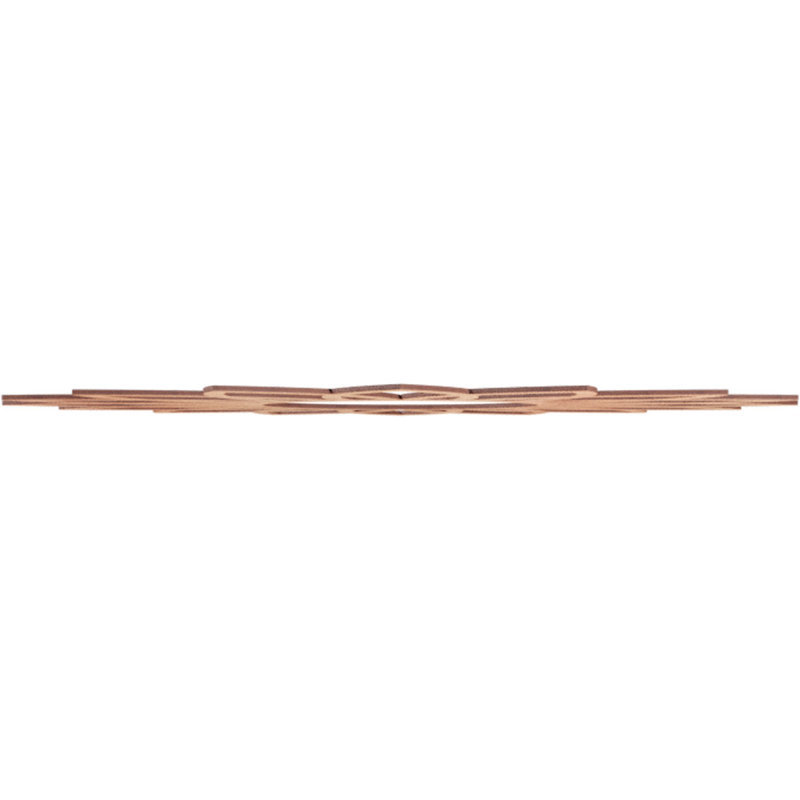 Médaillon de plafond en bois Daisy, H 40 po x l 40 po x P 0,25 po, Cerisier