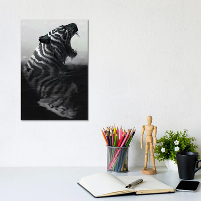 Invert 1 Piece Wrapped Canvas Painting