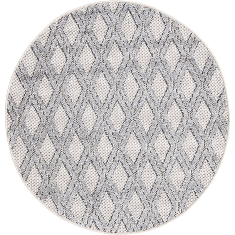 Britnie Abstract Indoor Rug, Round 3'3"