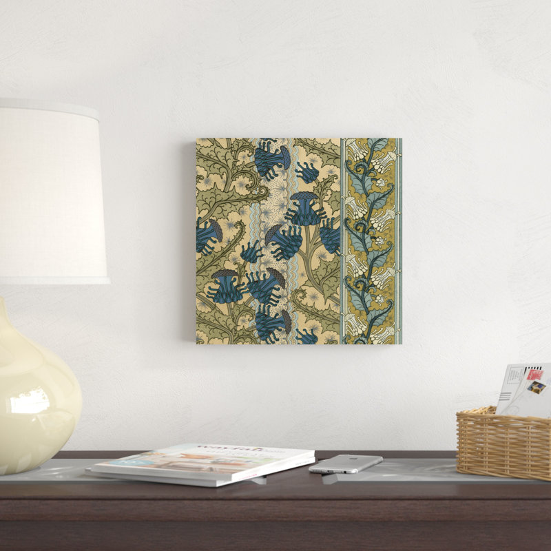 Nouveau motif de textile VI, H 12 po x l 12 po x P 1,25 po