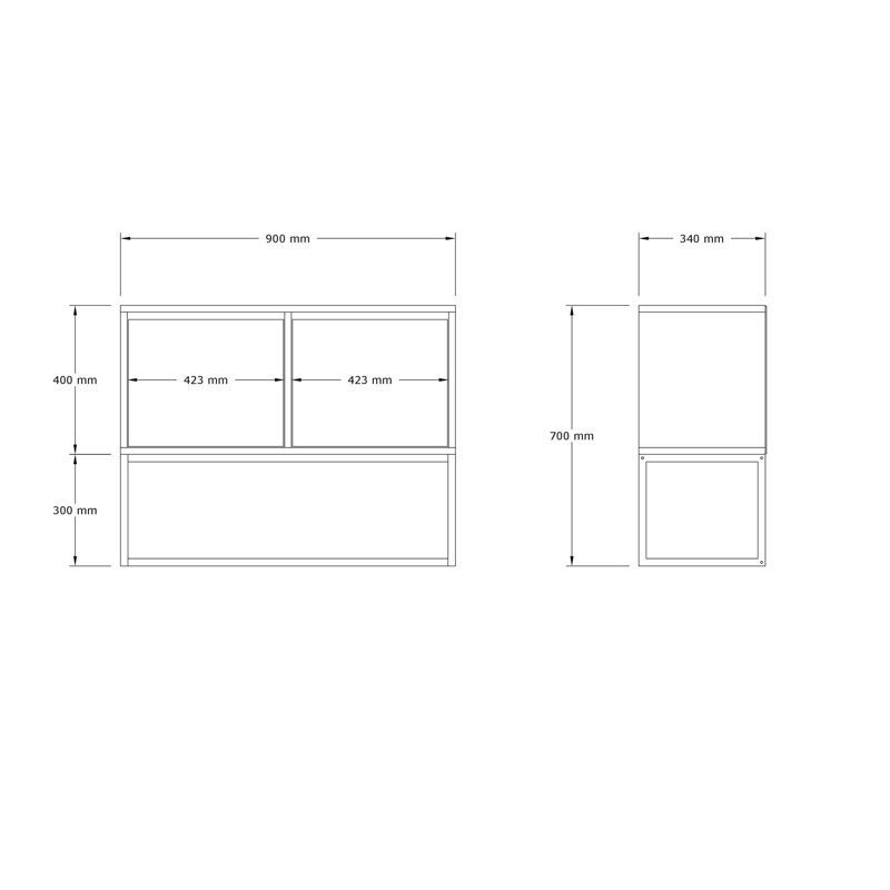 Asse Home 70cm Console Table, Freesia Marble