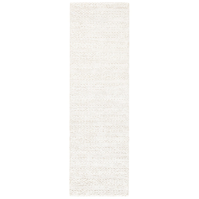 Eco-Smart Hand-Woven Bleach Area Rug, Runner 2'3" x 14'