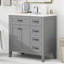 Meuble-lavabo moderne avec lavabo et meuble-lavabo moderne avec tiroirs-573963084