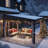 Patio Wall-Mounted Aluminum Gazebo with Galvanized Steel Roof, Sunroom, Curtains and Netting-96793219