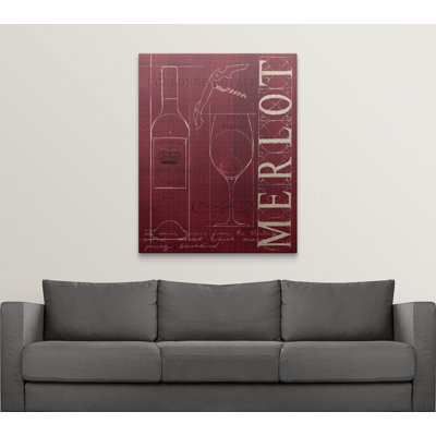 « ii » par marco fabiano, affiche rétro Wine Blueprint