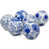 Motif floral bleu sélectionné